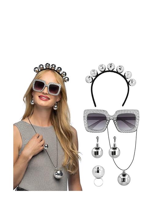 IPK | Set Disco (Tiara, Party Glasses, Necklace, Ring And Earrings) | 0