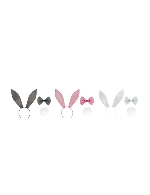 IPK | Bunny Accessory Set (Headband, Tail, Bow Tie) 3 Color Options | 0