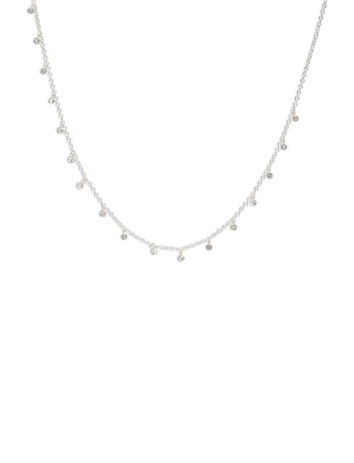 Pilgrim | Maja Crystal Multi Drops Necklace Silver-Plated | ONE SIZE