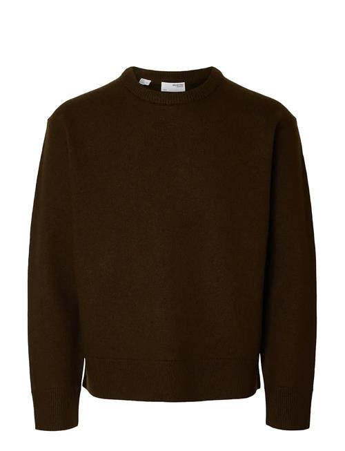 Selected | Slharne Ls Knit Relaxed Wool Crew Neck | M