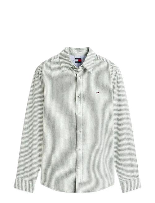 Tommy Jeans | Tjm Reg Linen Mx Strp Shirt Ext | XS