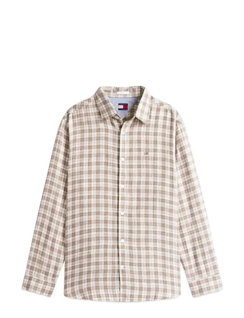 Tommy Jeans | Tjm Rlx Linen Blend Check Shirt | S