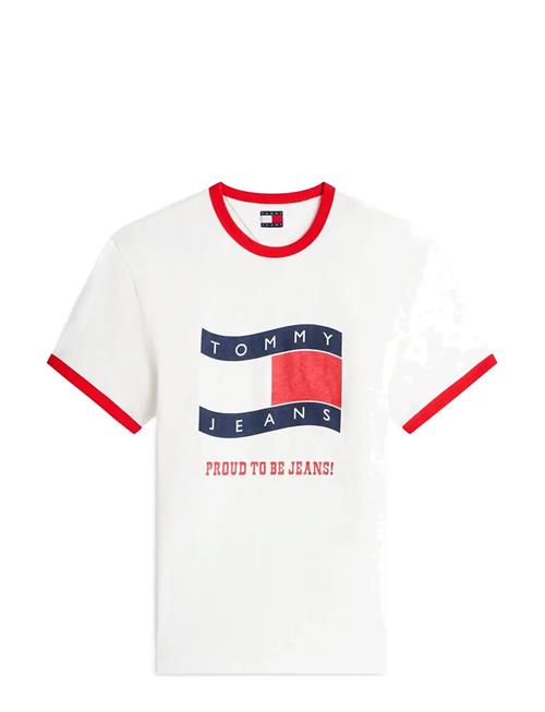 Tommy Jeans | Tjm Reg Waving Flag Ss Ringer T | XS