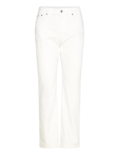 Calvin Klein Jeans | High Rise Straight Chalk White | RG/25