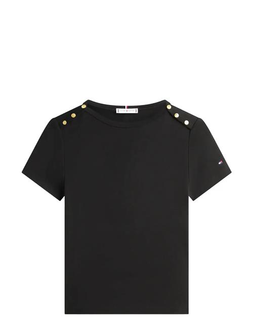 Tommy Hilfiger | Gold Button Slim Ss Tee | XXS