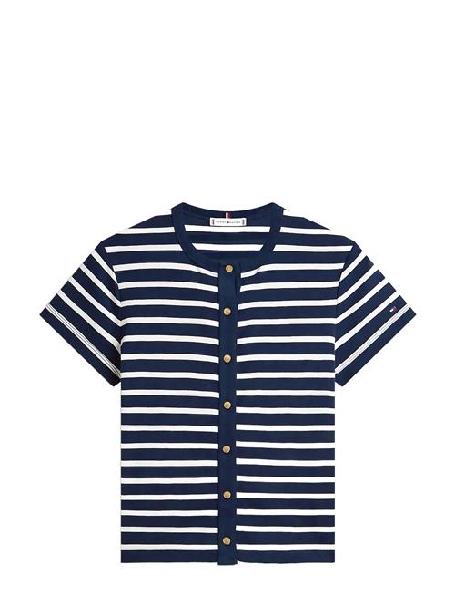 Tommy Hilfiger | Gold Button Slim Ss Tee | L