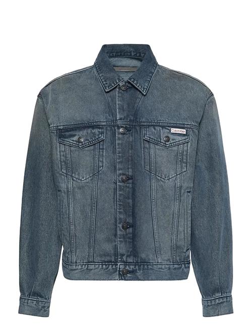 Calvin Klein Jeans | 90S Blue Ash Stone Trucker | XL