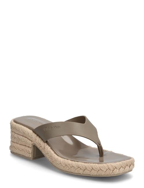 Calvin Klein | Block Heel Espa 50 Thong Lth | 37