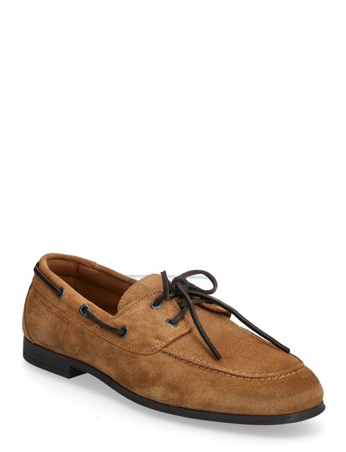 Tommy Hilfiger | Flexible Slim Suede Boat Shoe | 41