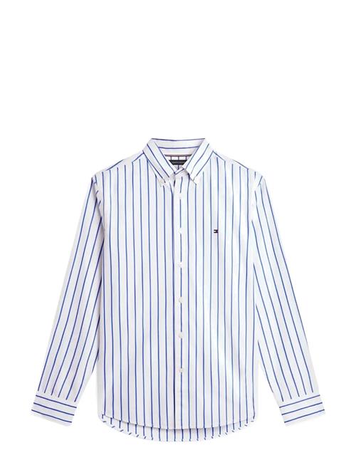 Tommy Hilfiger | Flex Poplin Bold Stripe Rf Shirt | L