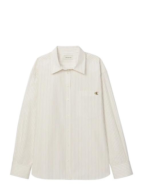 Calvin Klein Jeans | Yarndye Cotton Poplin Relaxed Sh | XXS