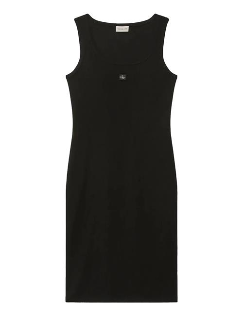 Calvin Klein Jeans | Sl Baby Rib Woven Label Square N | XXS