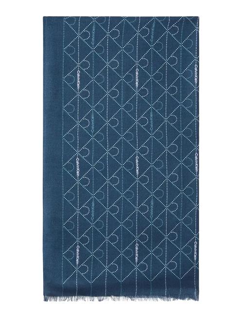 Calvin Klein | Emblem Aop Dotted Stole | ONE SIZE