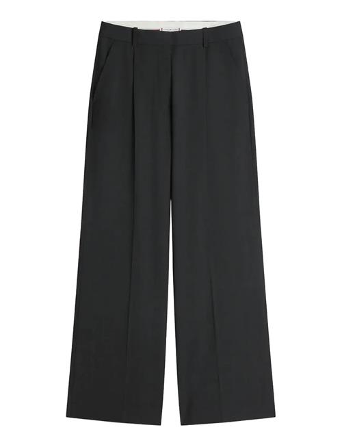 Tommy Hilfiger | Wool Blend Check Hw Wideleg Pant | 36