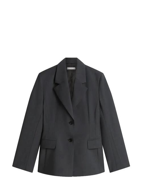 Tommy Hilfiger | Wool Blend Check Waisted Blazer | 40