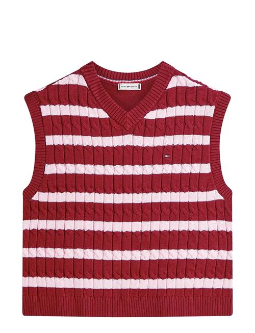 Tommy Hilfiger | Co Cable Mid Gg V-Nk Vest | XS