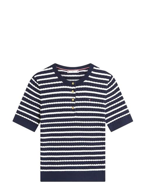 Tommy Hilfiger | Co Cable Fine Gg Ss Henley | M