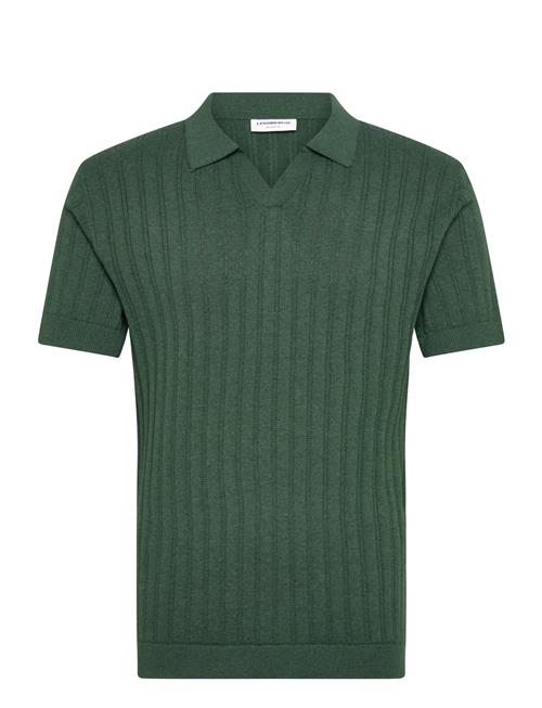 Lindbergh | Knitted S/S V-Neck Polo | XXL