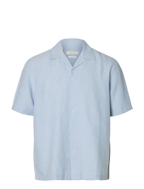 Selected | Slmrlxcasper Clay Linenblend Ss Sht Noos | XL