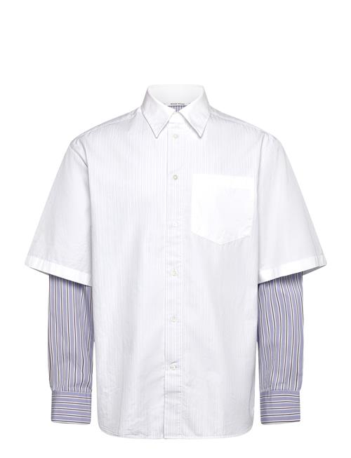 WOOD WOOD | Wwdom Db Sleeve Stripe Shirt | L