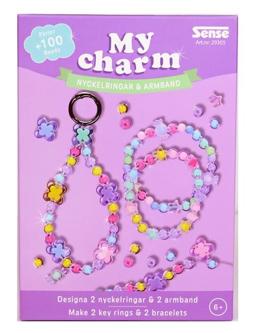 Sense | Pärlset Nyckelring & Armband Multi | ONE SIZE