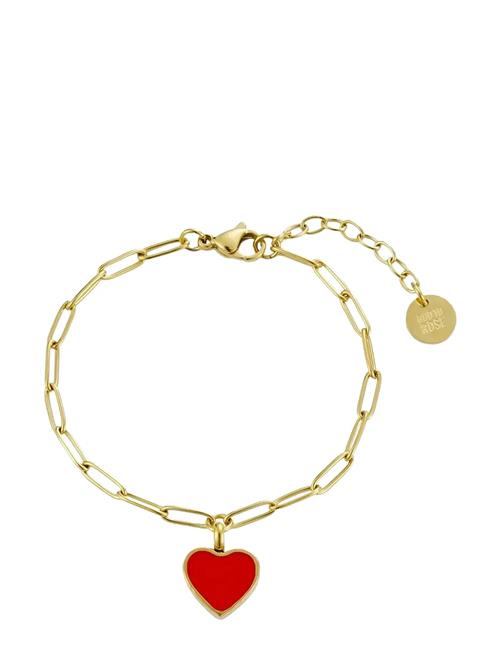 Bud to rose | Noble Heart Bracelet Black/Gold | ONE SIZE