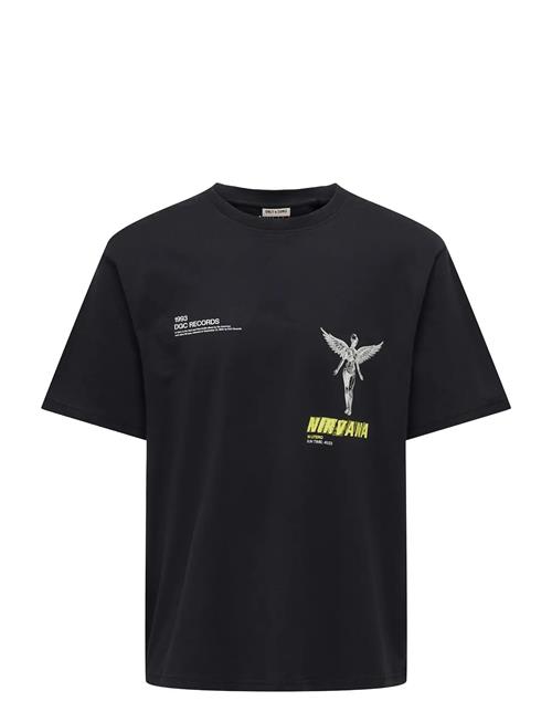 ONLY & SONS | Onsnirvana Life Rlx Ss Lic Tee | M