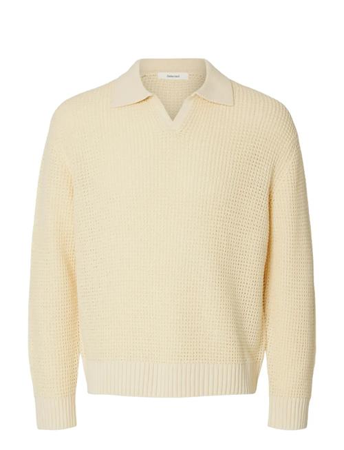 Selected | Slhdereck Light Knit Relaxed Open Polo | L
