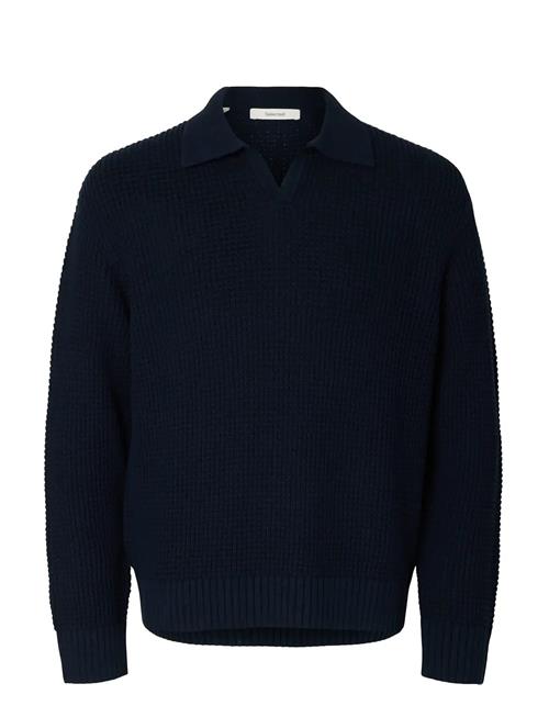 Selected | Slhdereck Light Knit Relaxed Open Polo | S