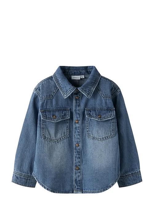 name it | Nmmblue Oz Dnm Ls Shirt 6677-Oz B | 116