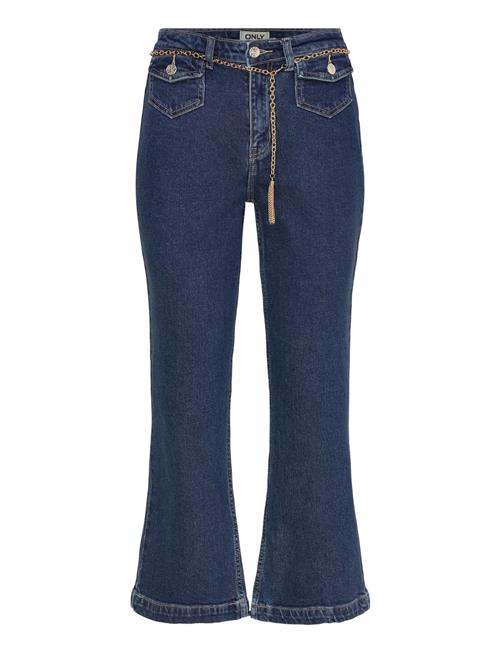 ONLY | Onlemily Hw Crop Flare Belt Dnm Mae | 26 x 32