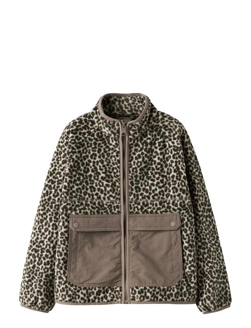 name it | Nkfmeeko Fleece Jacket Aop | 134