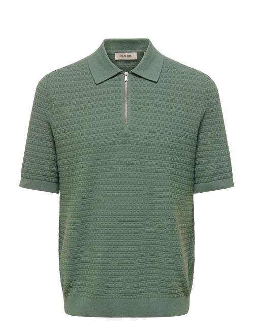 ONLY & SONS | Onsmenu Reg Ss Structure Polo Knit | XXL