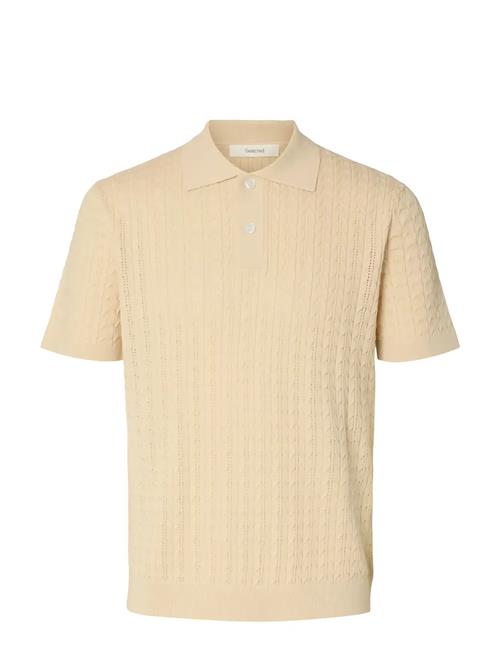 Selected | Slhmattis Ss Knit New Cable Polo | L