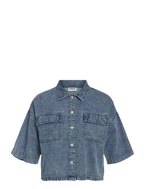 NOISY MAY | Nmenza S/S Reg Crop Shirt Mg004Mb Noos | L