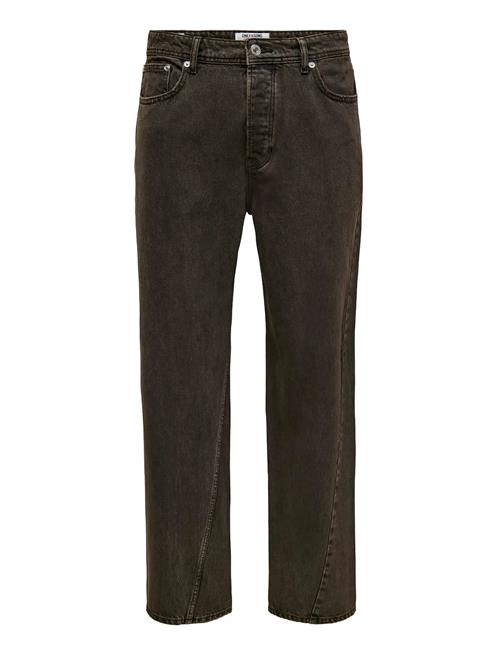 ONLY & SONS | Onsfade Loose Twist Brown 3325 Tai Dnm | 34 x 32