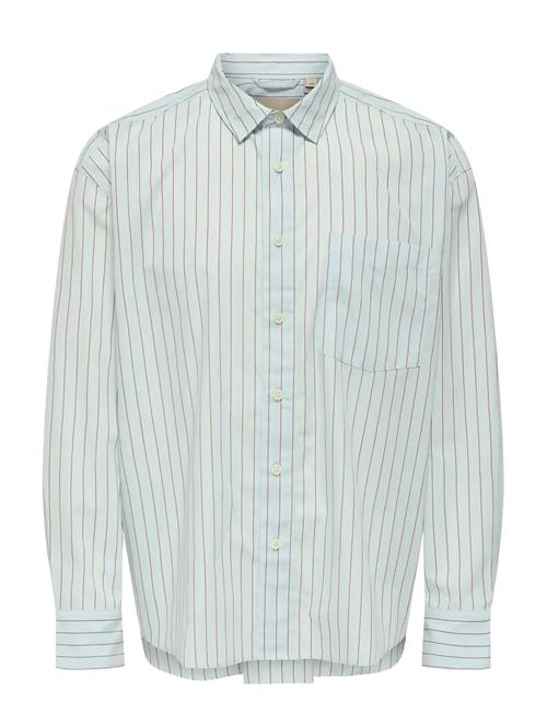 ONLY & SONS | Onsbarry Rlx Popplin Stripe Ls Cf | S