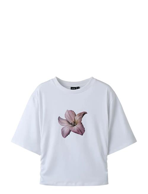 LMTD | Nlfrebecflo Ss Rouched Short Top | 134-140