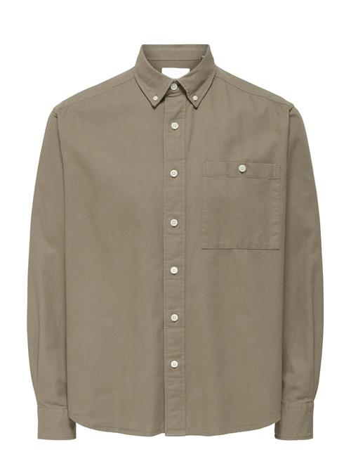 ONLY & SONS | Onslennart Loose Oxford Shirt 0382 | S