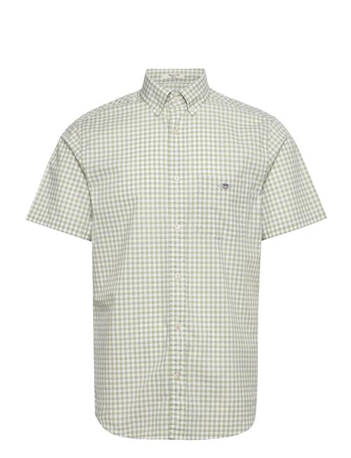 GANT | Reg Classic Poplin Gingh Ss Shirt | XXL