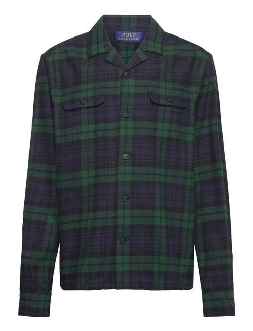 Ralph Lauren Kids | Plaid Cotton Flannel Camp Shirt | 138-149