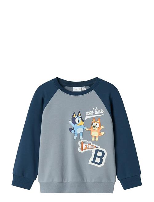name it | Nmmsilas Bluey Nreg Sweat Bru Sky | 98