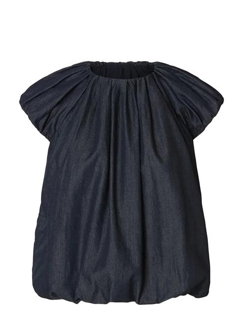 Selected | Slfrillo Cap Sleeve Denim Top | 38