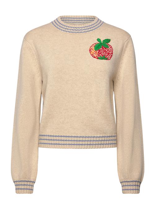 Stella Nova | Wool Sweater With Embroidered Apple | S