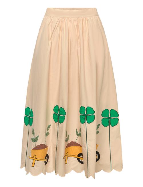 Stella Nova | Embroidered Midi Skirt With Scallop | 40