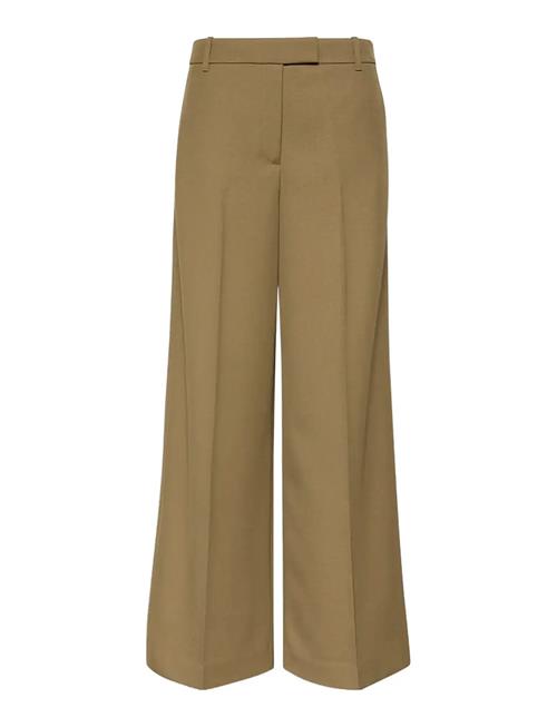 Calvin Klein | Wool Gaberdine Wide Leg Trouser | 38