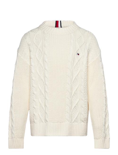 Tommy Hilfiger | Cotton Cable Mix Graphic Sweater | 128