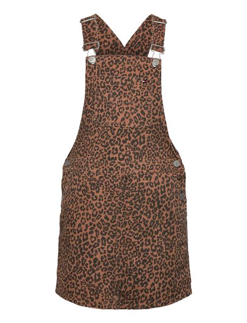 Tommy Hilfiger | Dungaree Dress Denim Leopard Aop | 164