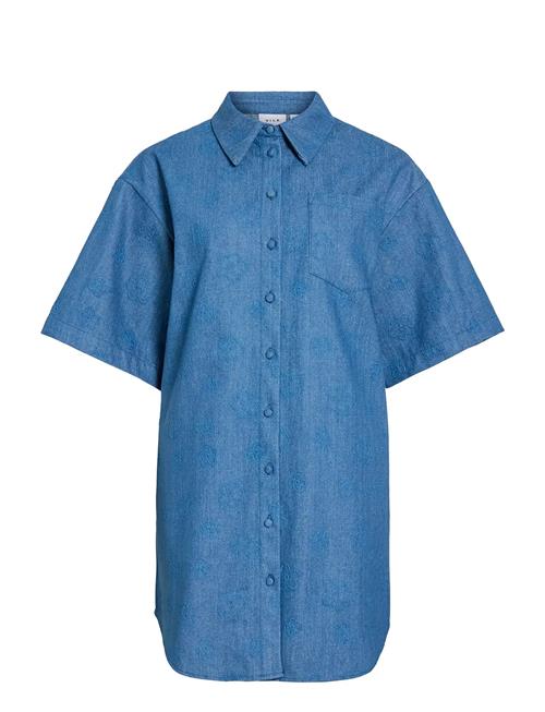 Vila | Viluna 3/4 Denim Shirt Dress | 36