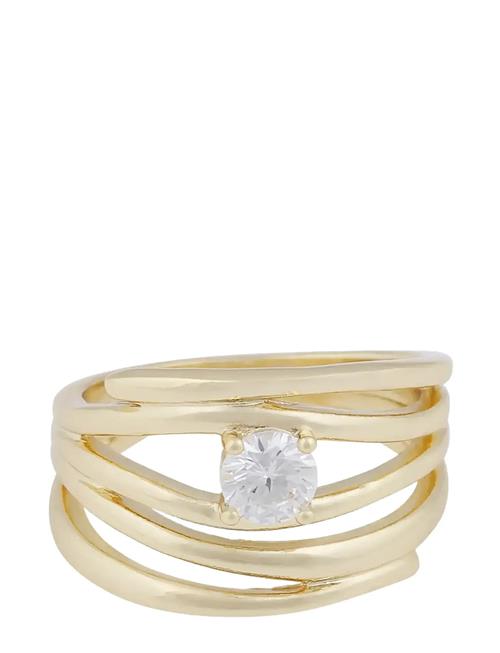 SNÖ of Sweden | Jen Stone Irregular Ring G/Clear - L | L